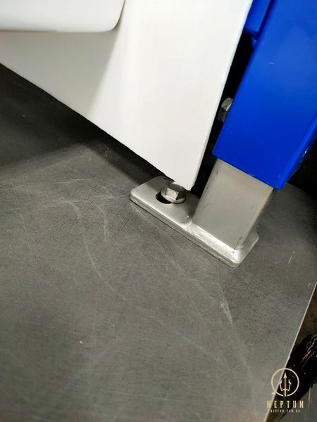 Комплект інсталяції пневмо Koer KT-0504-01 500x126x1150mm для унітазу з панеллю змиву KT-0607-01 Хром (KR5348) KR5348 фото