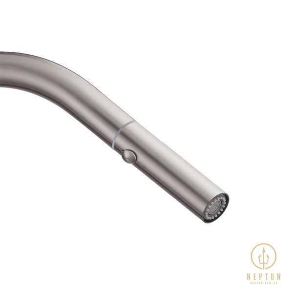 Кухонный смеситель с выдвижным изливом KOER KI-70004-07 (нерж. сталь) (KR3387) KR3387 фото