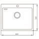 Мийка кухонна Mixxus MX6050-200x1.0 (Satin) (MX0660) MX0660 фото 2