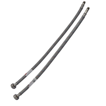 Гнучкі шланги для змішувача гайка 1/2'' - Штуцер M10 (50 см) 2 шт (силик. оболонка) Zerix (ZX3029) ZX3029 фото
