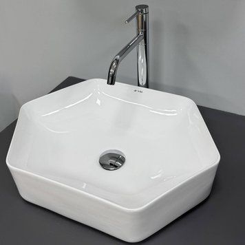 Умивальник (раковина) VBI QUAGLIO WHITE накладний (VBI-012622) VBI-012622 фото
