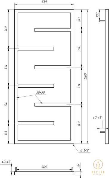 Сушка для рушників Infinite DRY (GA-4005-1)( GA-4005-1 фото