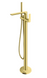 Смеситель для ванны KOHLMAN EXPERIENCE BRUSHED GOLD напольный * QF1165EGDB фото 1
