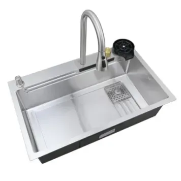 Мойка Mixxus Premium MH7545-SET-03.SUS304 со встроенным смесителем (MX1699) MX1699 фото