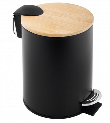 Кошик для сміття YOKA VINI BLACK BAMBOO 3л. CH.VINI-BLK фото