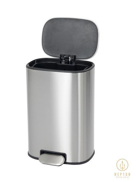 Mixxus Premium Diverse-TC0112 SS Color 12л Відро для сміття з плавним закриттям овальне (MI7079) MI7079 фото