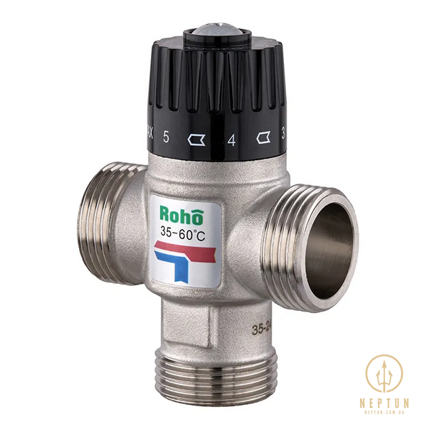 Клапан смесительный Roho R1207-100 - 1" ЗР термостатический (35-60*C) (RO1022) RO1022 фото