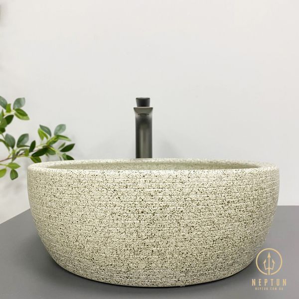 Умивальник накладний VBI CORRIDONIA BEIGE STONE MATT (VBI-016100) VBI-016100 фото