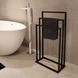 Вішалка для рушників YOKA LONIA3 BLACK чорна P.LONIA3-BLK фото 6