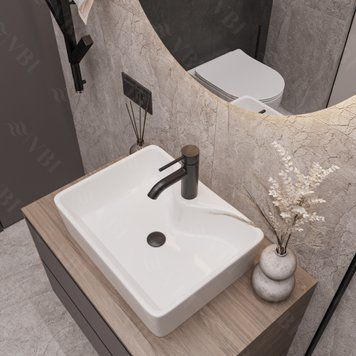 Умывальник (раковина) VBI FORLI WHITE накладной VBI-011100 фото