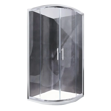 Душова кабіна без піддону Koer SR SC04-100x100x195-TR-01 прозоре скло Easy Clean 5мм, хром (KR5361) KR5361 фото