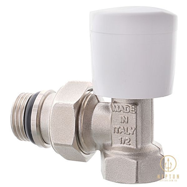 Кран радіаторний Roho 1/2" кутовий з ручкой R5551-050 (АНТИПРОТІКАННЯ) (RO0129) RO0129 фото