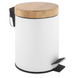 Кошик для сміття YOKA BIN WHITE BAMBOO 3л. для ванної кімнати * CH.BIN-WHT фото 1