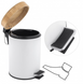 Кошик для сміття YOKA BIN WHITE BAMBOO 3л. для ванної кімнати * CH.BIN-WHT фото 4