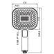 Лійка для душу Koer KP-0404-05 ручна (3 функції) (KR5001) KR5001 фото 2