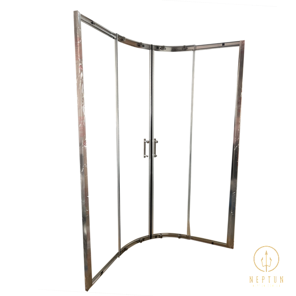 Душова кабіна без піддону Koer SR SC04-90x90x195-TR-01 прозоре скло Easy Clean 5мм, хром (KR5360) KR5360 фото