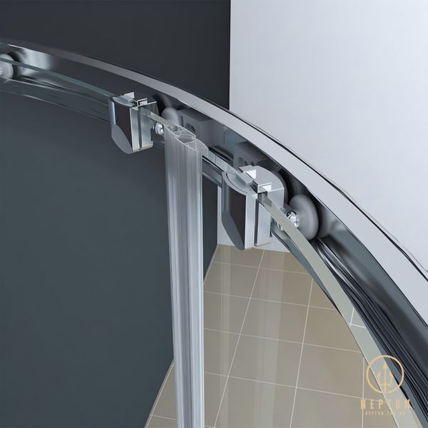 Душова кабіна без піддону Koer SR SC04-90x90x195-TR-01 прозоре скло Easy Clean 5мм, хром (KR5360) KR5360 фото