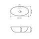 Умывальник (раковина) VBI ORATINO WHITE накладной VBI-015503 фото 4