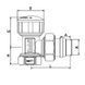 Кран радіаторний Roho 1/2"- M30x1,5 кутовий з ручкою термостатичний R5150-050 (RO0122) RO0122 фото 2