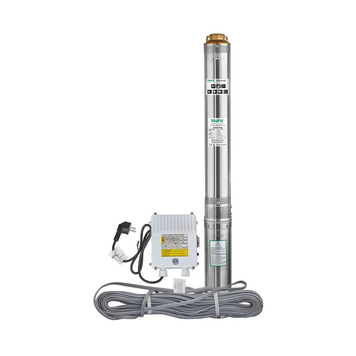 Насос свердловинний відцентровий Taifu 4STM 6/15+50M +пульт Н=105м, Q=8,4м3, P=1500Вт, каб.50м,1,25"(TF3396) TF3396 фото