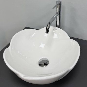 Умивальник (раковина) VBI ROSOLINI WHITE накладний (VBI-012625) VBI-012625 фото