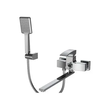 Змішувач для ванни з довгим виливом Koer KB-42007-01 (Колір хром) (KR3456) KR3456 фото