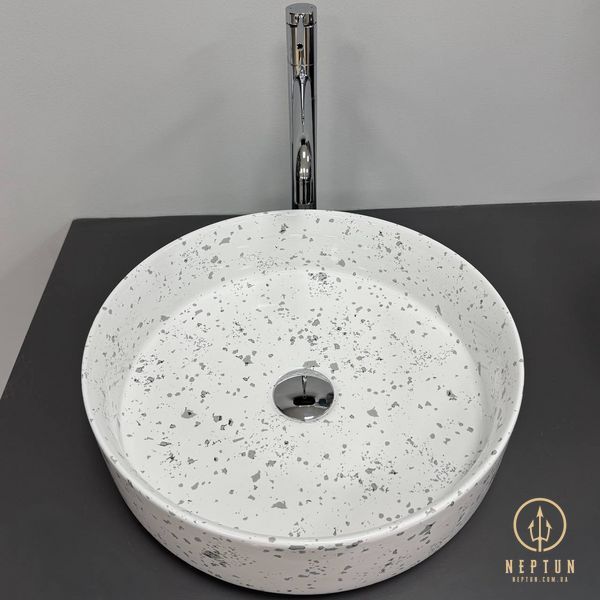 Умывальник (раковина) VBI BARI S GREY MOSAIC накладной (VBI-011606) VBI-011606 фото