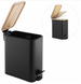 Кошик для сміття YOKA MOBY BLACK BAMBOO 5л. для ванної кімнати CH.MOBY-5-BLK фото 6
