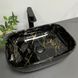 Умивальник накладний VBI RAVENNA MARBLE BLACK GLOSSY (VBI-011207) VBI-011207 фото 4