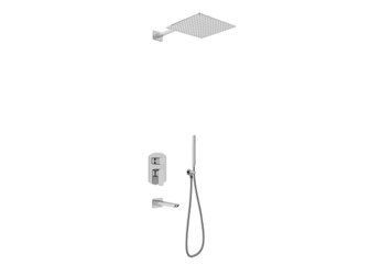 Душова система KOHLMAN FOXAL 30 CHROME + BOX прихованого монтажу QW211FQ30 фото