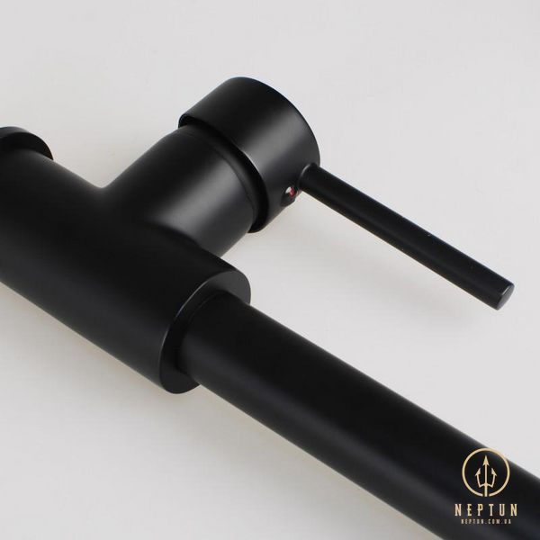 Змішувач для кухні YOKA FIESTO BLACK чорний * BZ.FIESTO-BLK фото