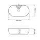 Умывальник (раковина) VBI LISCIA WHITE накладной VBI-015505 фото 3