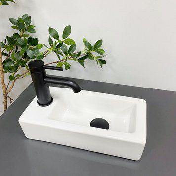 Умывальник (раковина) VBI KOMO R WHITE накладной подвесной VBI-015601 фото