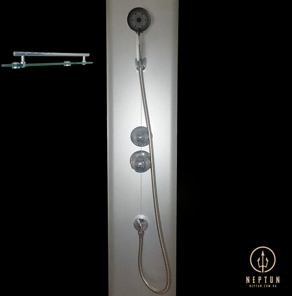 Бокс душовий без гідромасажу Mixxus STRONG SB02-90x90x215-GR SATIN з низьким піддоном (MI6887) MI6887 фото