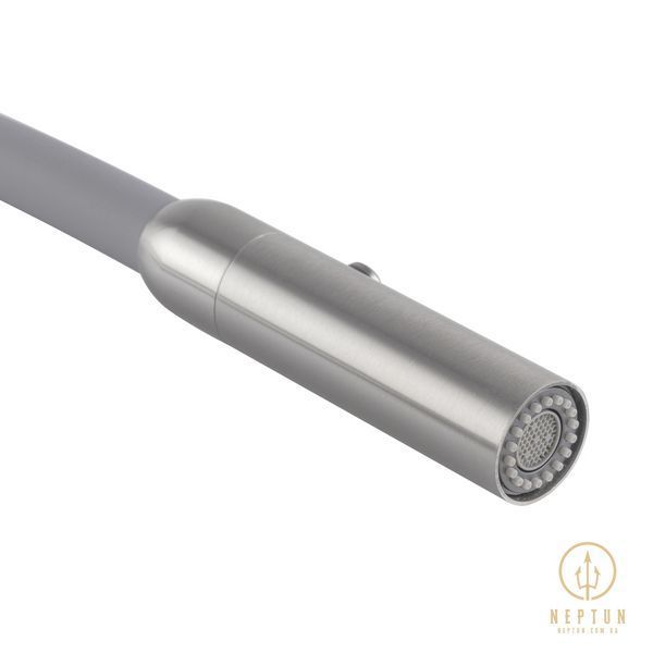 Кухонный смеситель с силиконовым изливом KOER KI-70005-02 (нерж. сталь) (KR3388) KR3388 фото