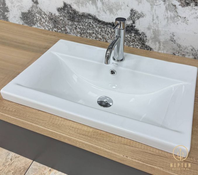 Умывальник (раковина) VBI FANUSA 60 WHITE врезной (VBI-018064) VBI-018064 фото