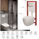 Комплект: Mixxus Premium Ellipse-SET-2101 (в 2 ящ) Унітаз система змиву Tornado 3.0+ Інсталяція Koer KT-0404 + панель KT-0604-03 White (MP6667) MP6667 фото 16