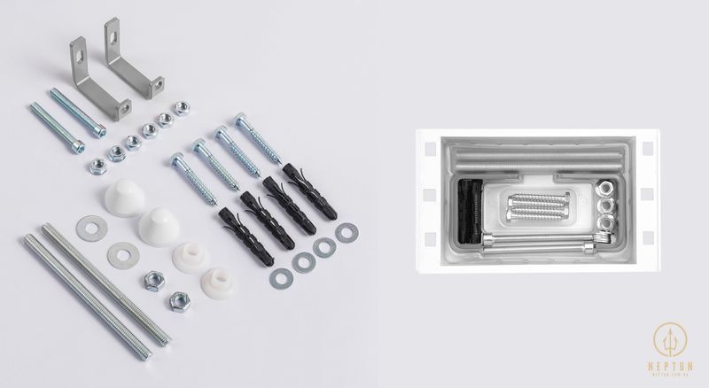 Комплект: Mixxus Premium Ellipse-SET-2101 (в 2 ящ) Унітаз система змиву Tornado 3.0+ Інсталяція Koer KT-0404 + панель KT-0604-03 White (MP6667) MP6667 фото