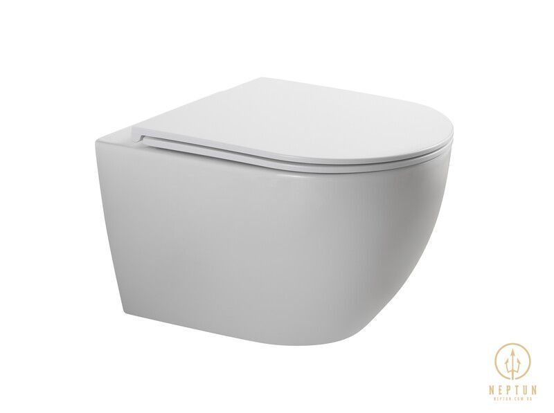 Комплект: Mixxus Premium Ellipse-SET-2101 (в 2 ящ) Унітаз система змиву Tornado 3.0+ Інсталяція Koer KT-0404 + панель KT-0604-03 White (MP6667) MP6667 фото