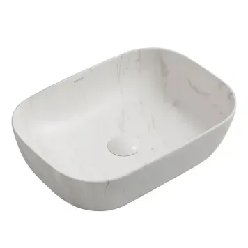 Умивальник накладний Mixxus Premium DIVERSE-0112 MARBLE 455х325х135mm (MP6543) MP6543 фото