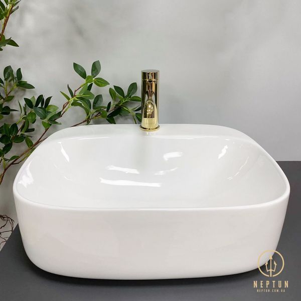 Умывальник (раковина) VBI NARNI M WHITE накладной VBI-014900 фото