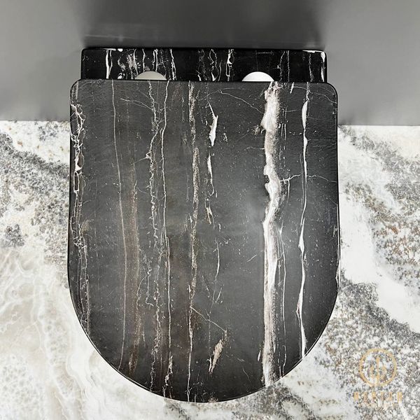 Подвесной унитаз VBI VULCANO BLACK ONYX VBI-020403 фото