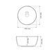 Умывальник (раковина) VBI BARI GREY STONE MATT накладной VBI-011603 фото 2