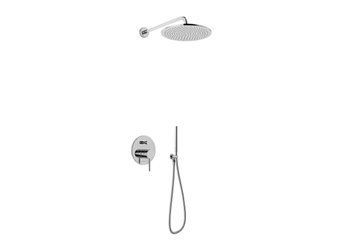 Душевая система KOHLMAN ROXIN 35 CHROME + BOX скрытого монтажа QW210RR35 фото