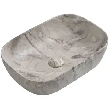 Умивальник накладний Mixxus Premium DIVERSE-0113 MARBLE 455х325х135mm (MP6544) MP6544 фото