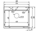 Мийка MIXXUS MH6050 GRAPHITE (MH6050 NANO-BLACK) (3.0/0.8) з нерж. сталі (колір графіт) (MX1933) MX1933 фото 2