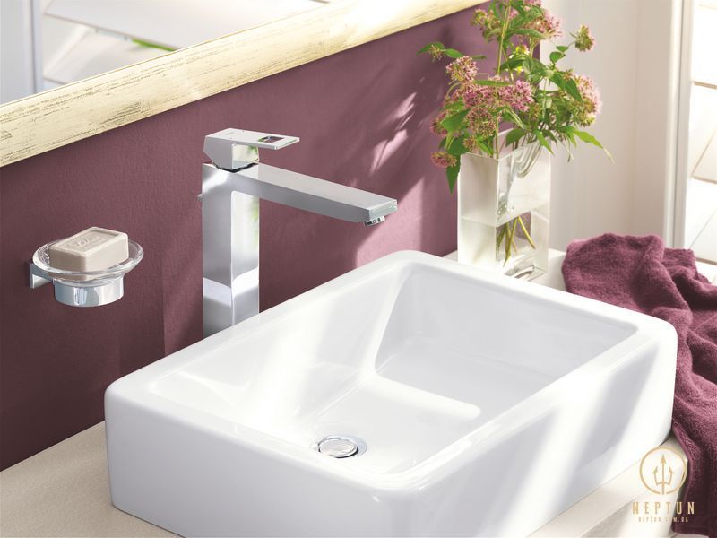 Змішувач на стільницю для раковини XL-розміру Grohe Eurocube (23406000) 23406000 фото