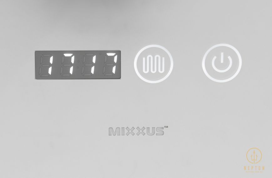 Дзеркало Mixxus Plain MC02-60 (годинник, Led-підсвічування, антизапотівання) (MI6012) MI6012 фото