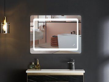 Дзеркало Mixxus Twee MR09-80x60-Reverse з Led Touch, Anti-fog, димером, регулюванням яскравості (MI6660) MI6660 фото