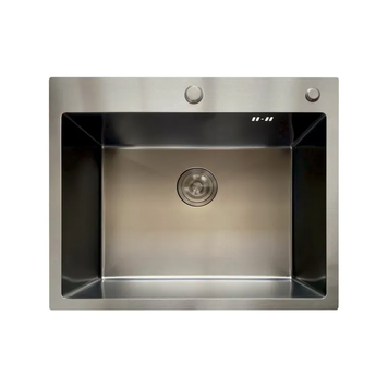 Мийка Mixxus MH6050 Micro Decor Graphite (3.0/0.8) з нерж. сталі (колір графіт) (MI8221) MI8221 фото